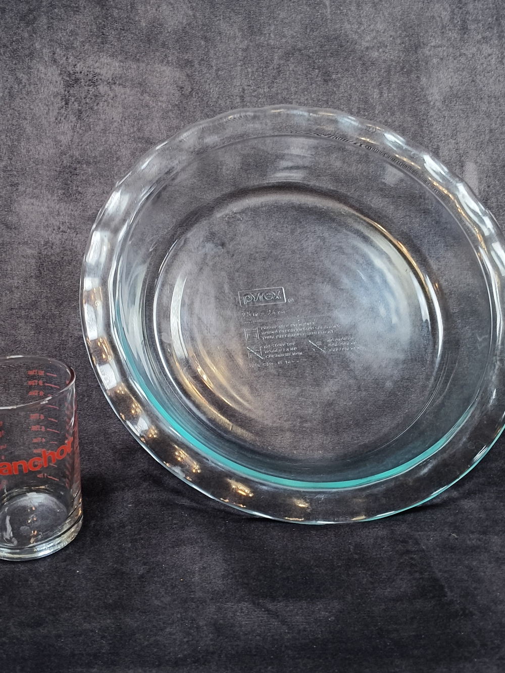 Brides Starter Kit Pyrex Deep Dish Pie Plate-And A Handy Liquid Measure